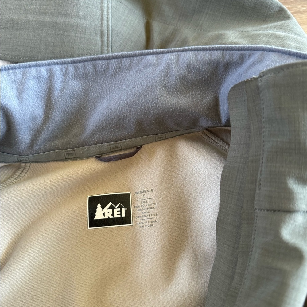Rei Soft Shell Jacket Full Zip Size Small - image 3